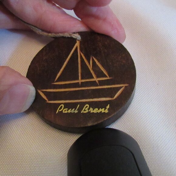 Paul Brent Tropical Beach Bag Sun N Sand Palm Trees Yellow Orange EUC - Picture 7 of 7